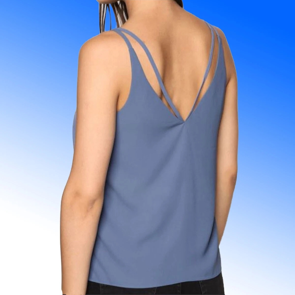 Topshop Gray Sleeveless Backless Camisole